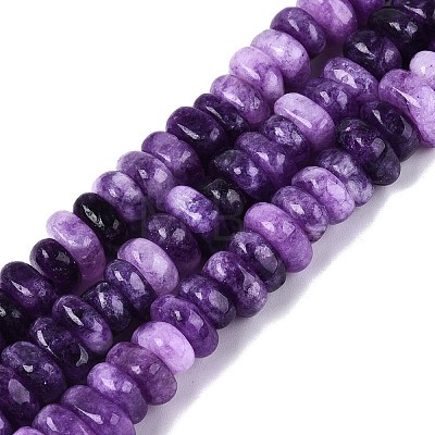 Dyed Natural Quartz Beads Strands G-N359-16A-07-1