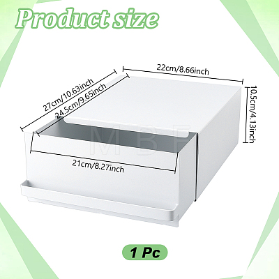 Carbon Steel Coffee Machine Organizer with Coffee Pod Drawer Holder AJEW-WH0696-589-1