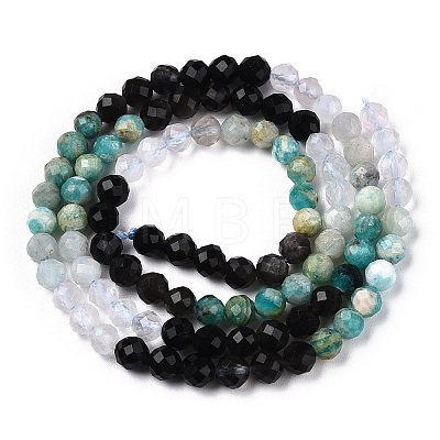 Natural & Synthetic Mixed Gemstone Beads Strands G-D080-A01-01-02-1