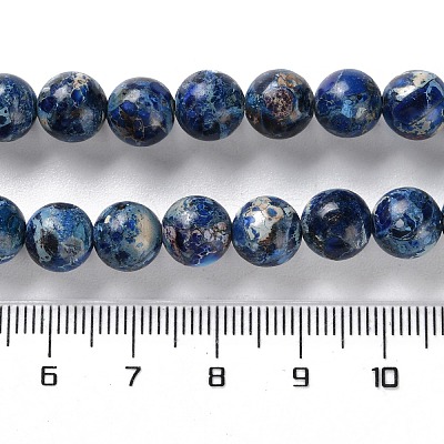 Dyed Natural Regalite/Imperial Jasper/Sea Sediment Jasper Beads Strands G-B124-C01-11-1