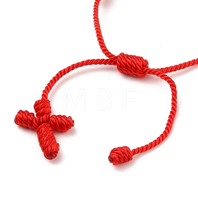 Adjustable Nylon Threads Braided Bracelets BJEW-JB05582-03-1
