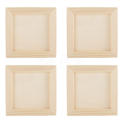 DIY Children Wood Decoration Clay Picture Frame WOOD-WH20008-07E-1