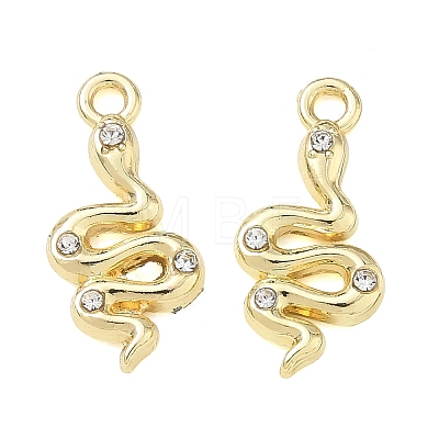 Alloy Rhinestone Pendants FIND-D044-21G-01-1