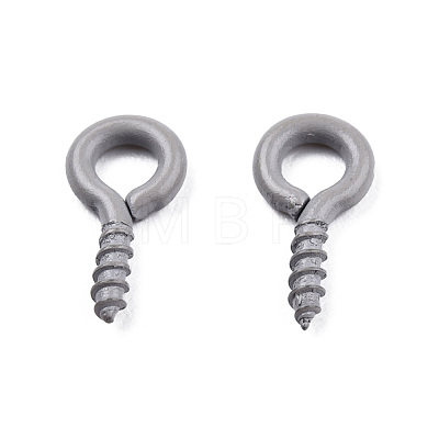 Spray Painted Iron Screw Eye Pin Peg Bails IFIN-N010-002B-16-1