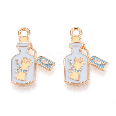 Alloy Enamel Pendants ENAM-T022-35-1