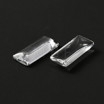 Transparent Glass Cabochons X-GLAA-SZC0001-02-1