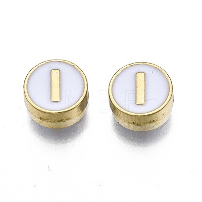 Alloy Enamel Beads ENAM-N052-006-01I-RS-1