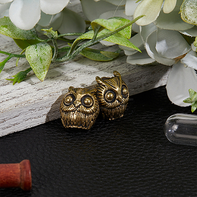 Brass European Beads KK-WH0101-096AG-1