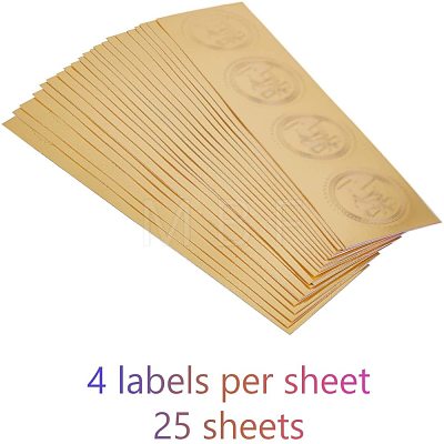 Self Adhesive Gold Foil Embossed Stickers DIY-WH0163-70M-1