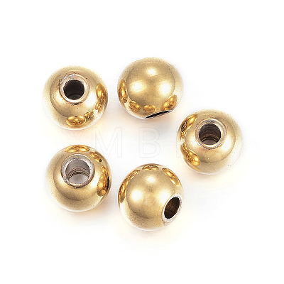 Ion Plating(IP) 304 Stainless Steel Spacer Beads LS-STAS-T021-4G-1