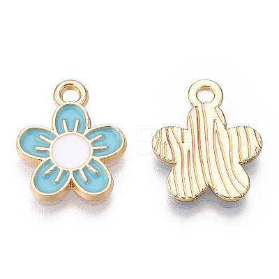 Alloy Enamel Pendants ENAM-T009-47C-RS-1