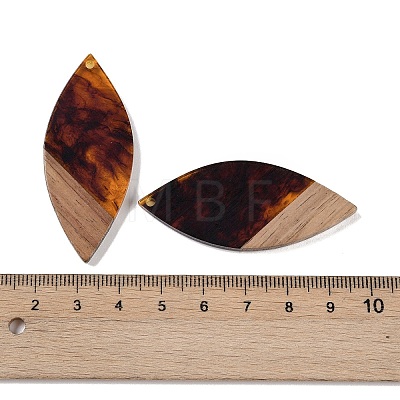 Resin & Wood Big Pendants WOOD-F015-12C-1