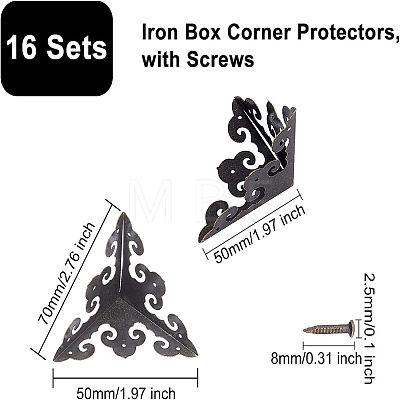 Iron Box Corner Protectors IFIN-WH0052-11-1