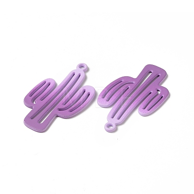 Spray Painted Alloy Charms PALLOY-P291-19M-02-1