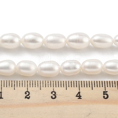 Natural Cultured Freshwater Pearl Beads Strands PEAR-P062-08L-1