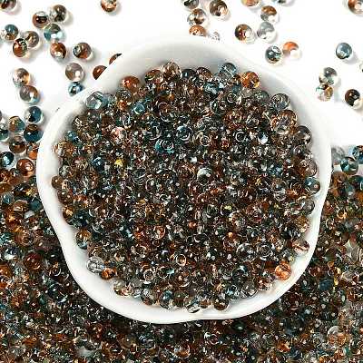 6/0 Spray Paint Glass Seed Beads SEED-H003-11G-1