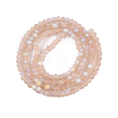 Transparent Glass Beads Strands EGLA-A044-T1mm-MB20-1