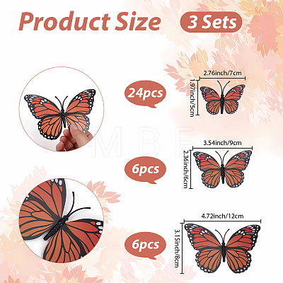 3 Sets PVC Stickers DIY-CN0003-90-1