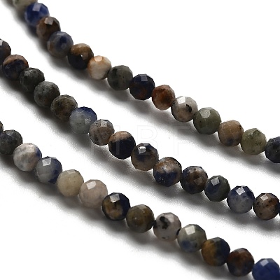 Natural Sodalite Beads Strands LS-G-RM2025-A19-3mm-1