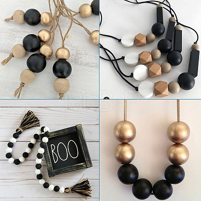 Natural Wood Beads WOOD-TA0001-38-LF-1