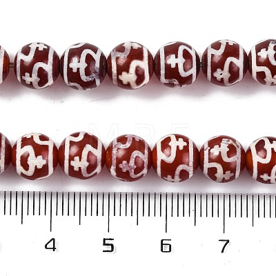 Tibetan Style dZi Beads G-U006-06A-02-1