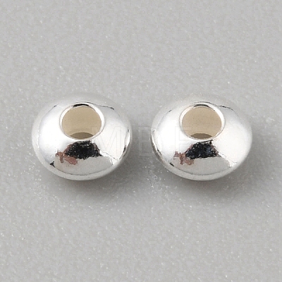 925 Sterling Silver Spacer Beads STER-WH0015-01A-S-1