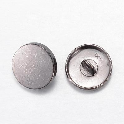 Alloy Shank Buttons BUTT-D054-11.5mm-05B-1