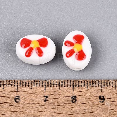 Handmade Porcelain Ceramic Beads PORC-Q005-07C-1