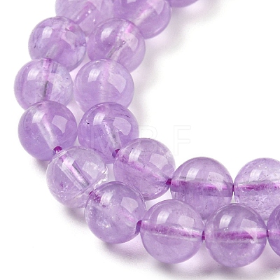 Natural Amethyst Beads Strands G-P503-6MM-08-1