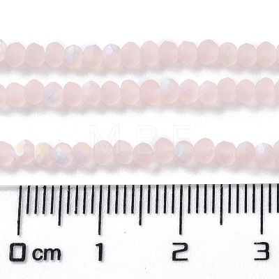 Imitation Jade Glass Beads Strands EGLA-A034-T2mm-MB22-1