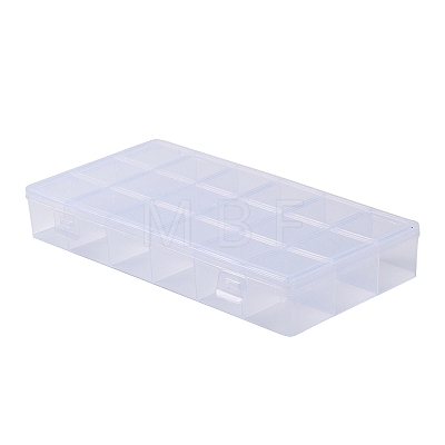 Transparent Plastic Bead Containers CON-YW0001-11-1