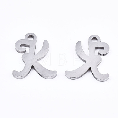 201 Stainless Steel Charms X-STAS-T044-217P-K-1