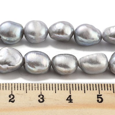 Dyed Natural Cultured Freshwater Pearl Beads Strands PEAR-P062-30C-1