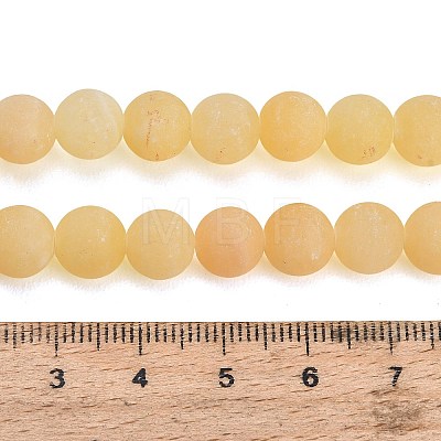 Natural Yellow Calcite Beads Strands GG-CBAA3AB-03-8mm-1