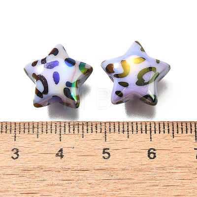 Acrylic Beads OACR-S043-08E-1