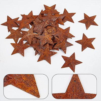 Rust Iron Pendants IFIN-WH0065-16A-1