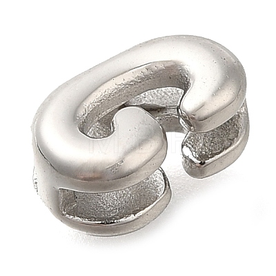 304 Stainless Steel Slide Charms STAS-B075-37P-G-1