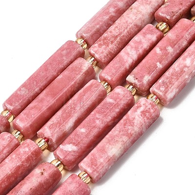 Natural Thulite Beads Strands G-D353-A01-1