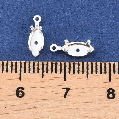 Brass Sew on Prong Settings KK-C163-11S-1
