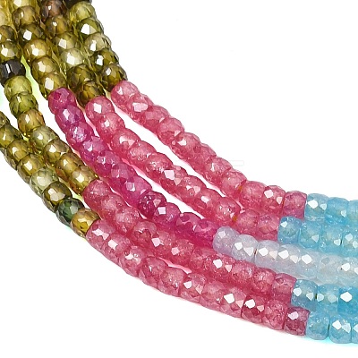 Cubic Zirconia Beads Strands ZIRC-P125-2x3mm-15-1