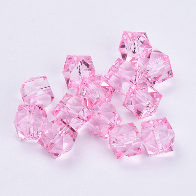 Transparent Acrylic Beads TACR-Q259-8mm-V03-01-1