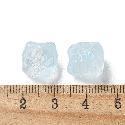 Baking Paint Transparent Glass Beads X1-GLAA-C035-01P-1