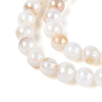 AB Color Natural Freshwater Shell Beads Strands BSHE-T014-40D-1