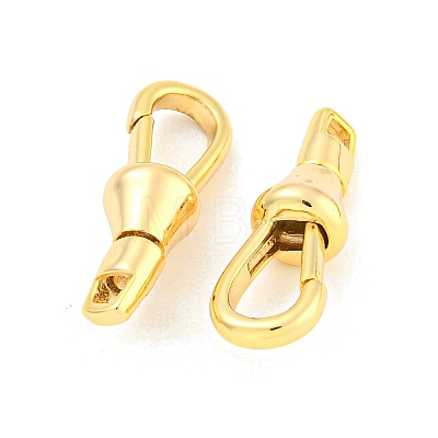 Brass Swivel Lobster Claw Clasps KK-K382-06G-1