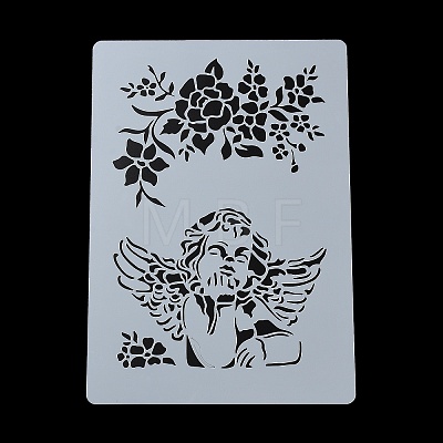 Plastic Hollow Out Drawing Painting Stencils Templates DIY-Z024-01C-1