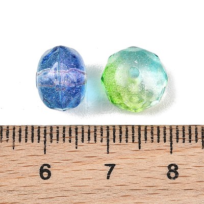 Two-Tone Transparent Acrylic Beads AC-CBAE44E-01A-09-1
