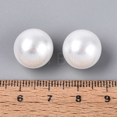 ABS Imitation Pearl Acrylic Beads OACR-S011-14mm-02-1
