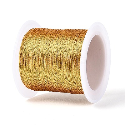 100M 3-Ply Round PET Metallic Thread MCOR-T003-01A-1