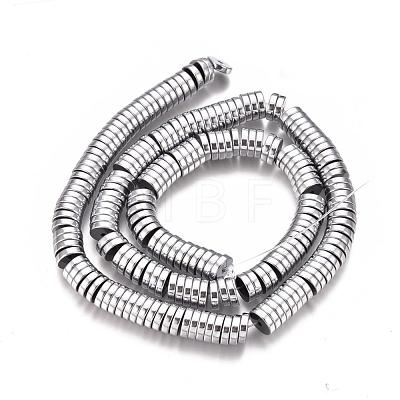 Electroplate Non-magnetic Synthetic Hematite Beads Strands G-F300-17C-01-1