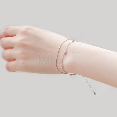 Brass Multi-strand Bracelets BJEW-BB51948-A-1